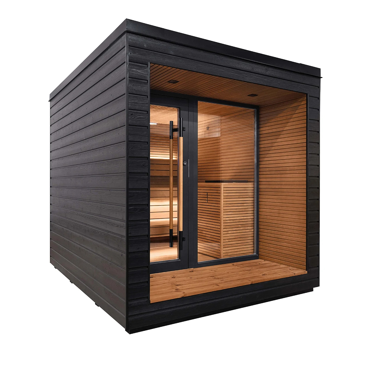 Pre-Assembled Outdoor Sauna Cabin with Porch CSA-552 product image