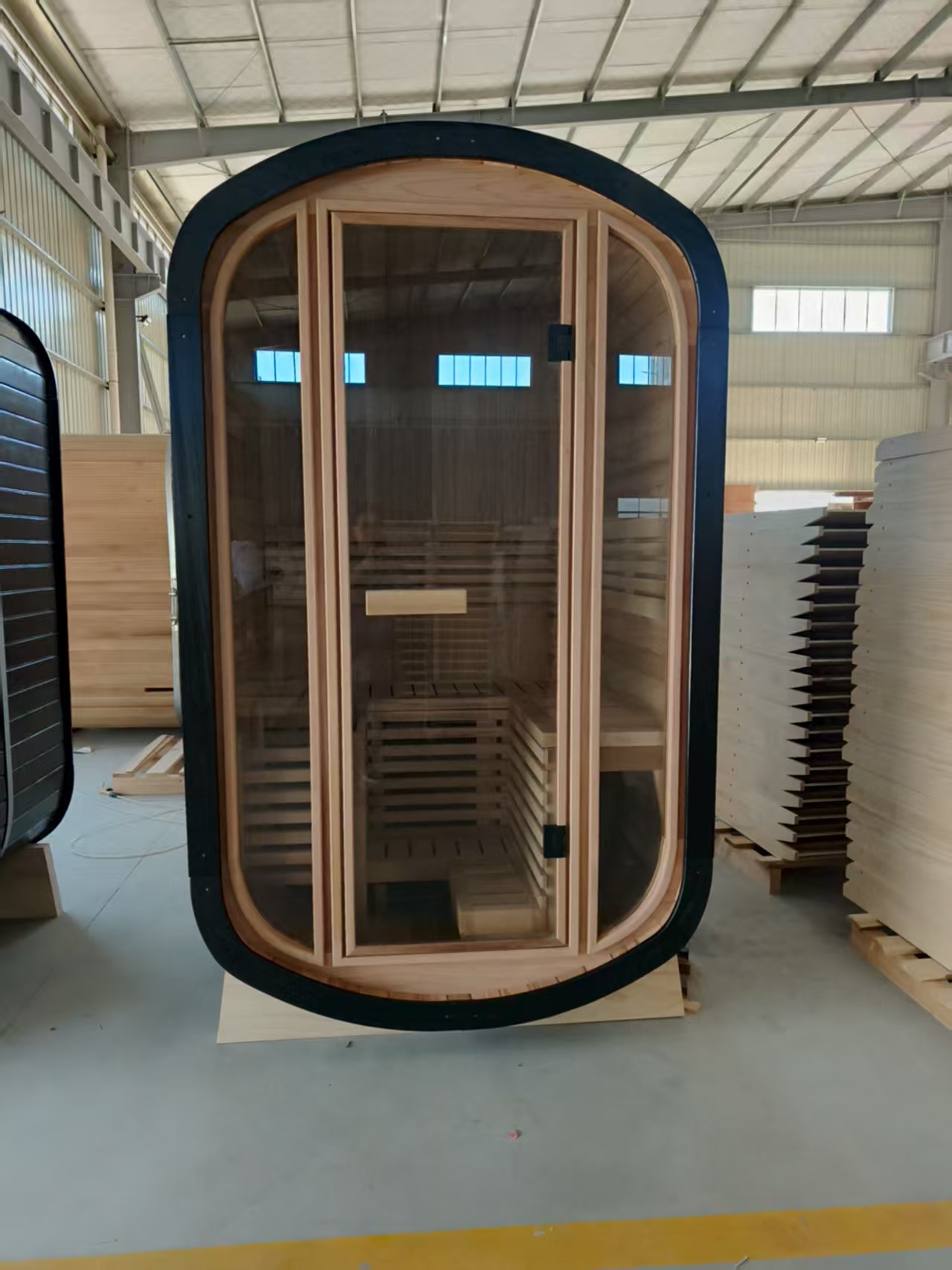 Outdoor Wood Barrel Sauna Cabin CSA-493 product image