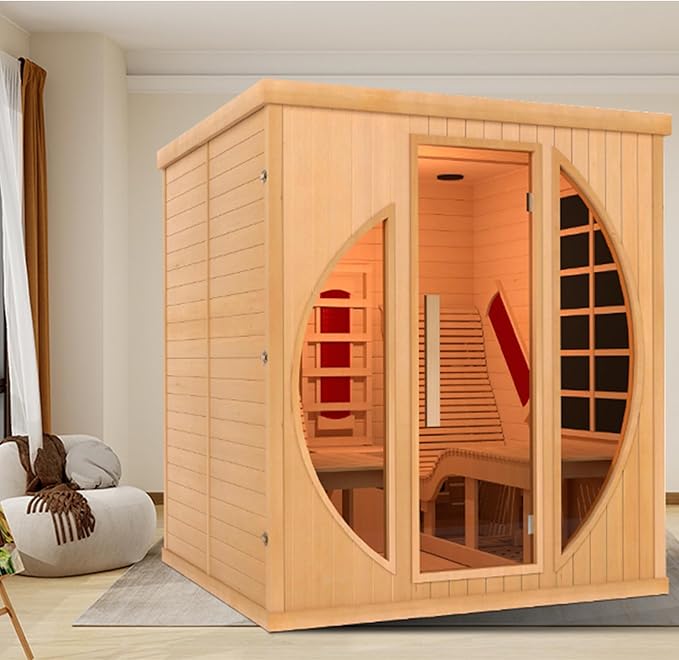 Double Lounge Far Infrared Sauna Cabin CSA-345 product image