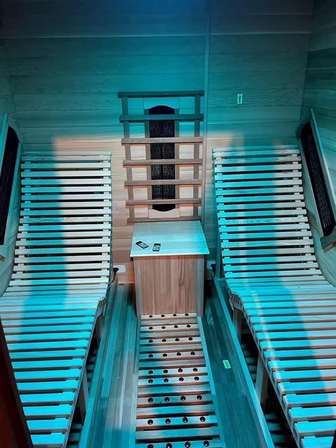 Double Lounge Far Infrared Sauna Cabin CSA-345 product image