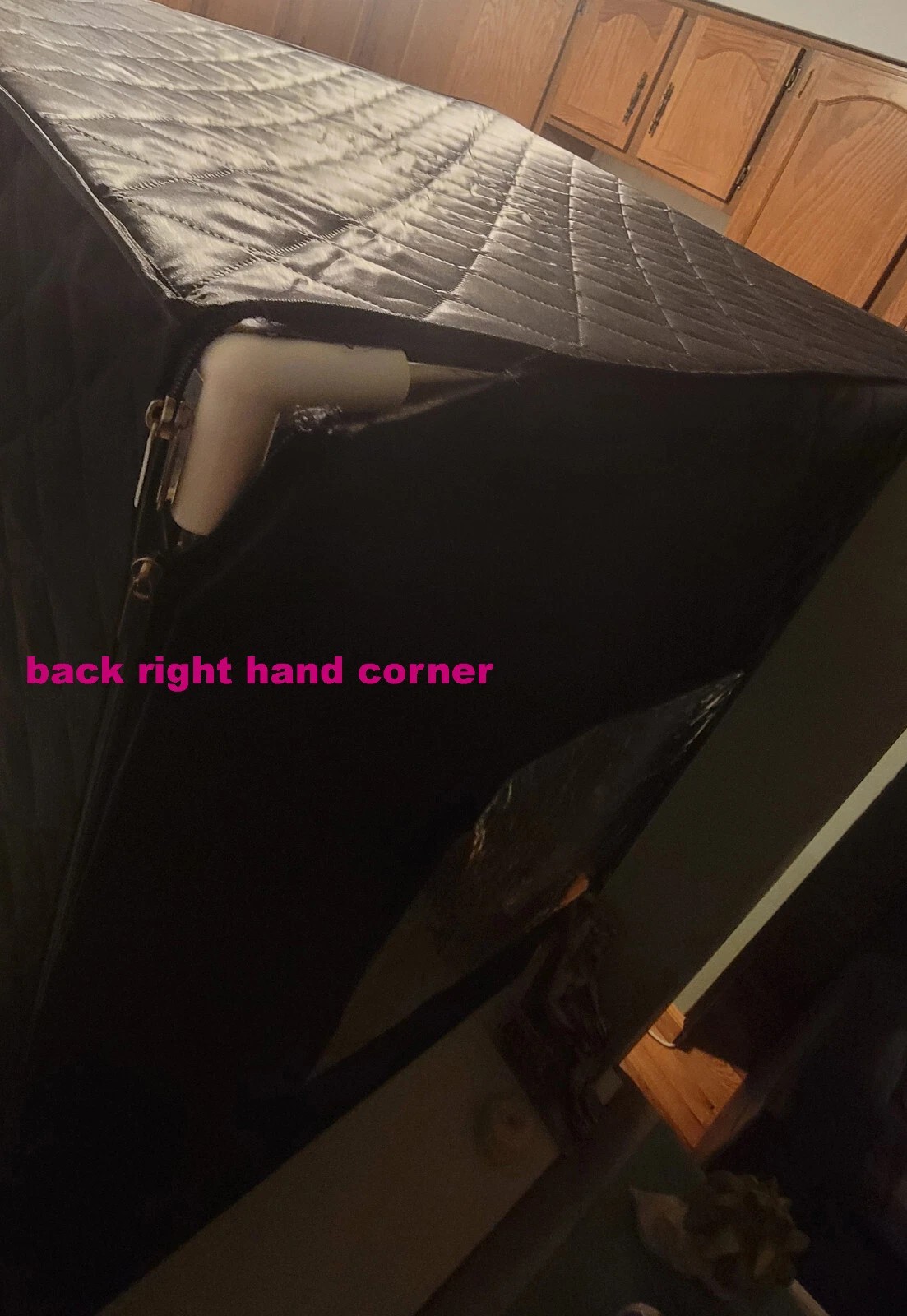 Foldable Oxford Cloth 2 Person Fast Heating for Portable Steam Sauna Tent Interior detail