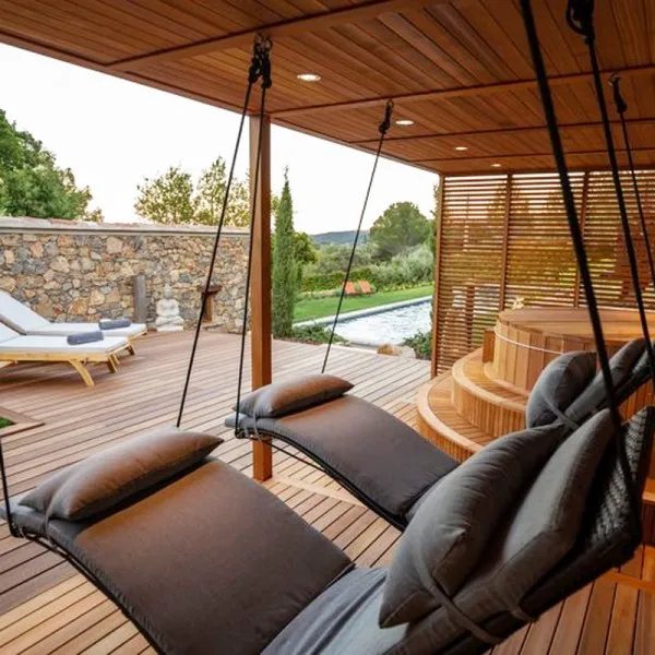 Full-Glass Outdoor Wooden Spa Sauna Cabin CSA-20 product view 6