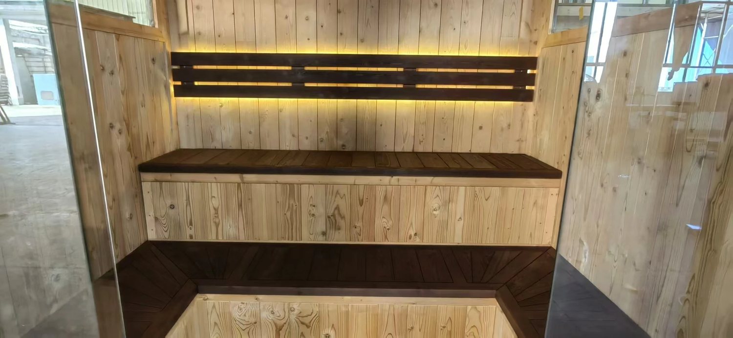 Gable Frame Prefab Wood Sauna Cabin CSA-17 product view 6