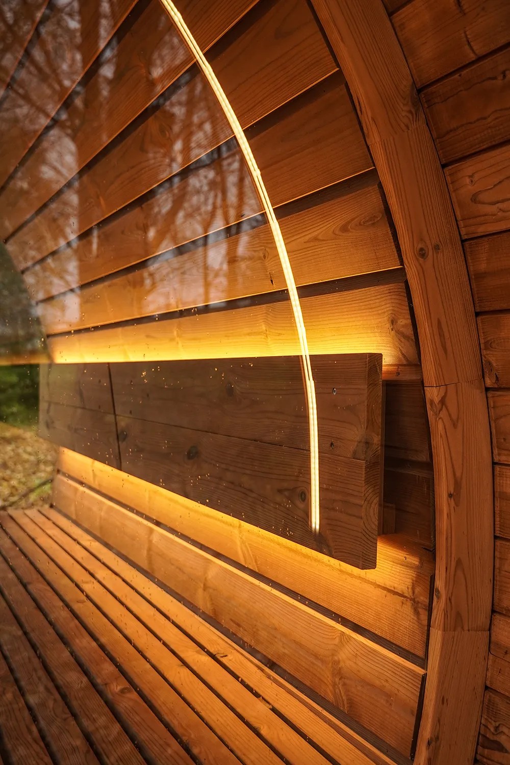 Wood Outdoor Barrel Sauna CSA-446 product image