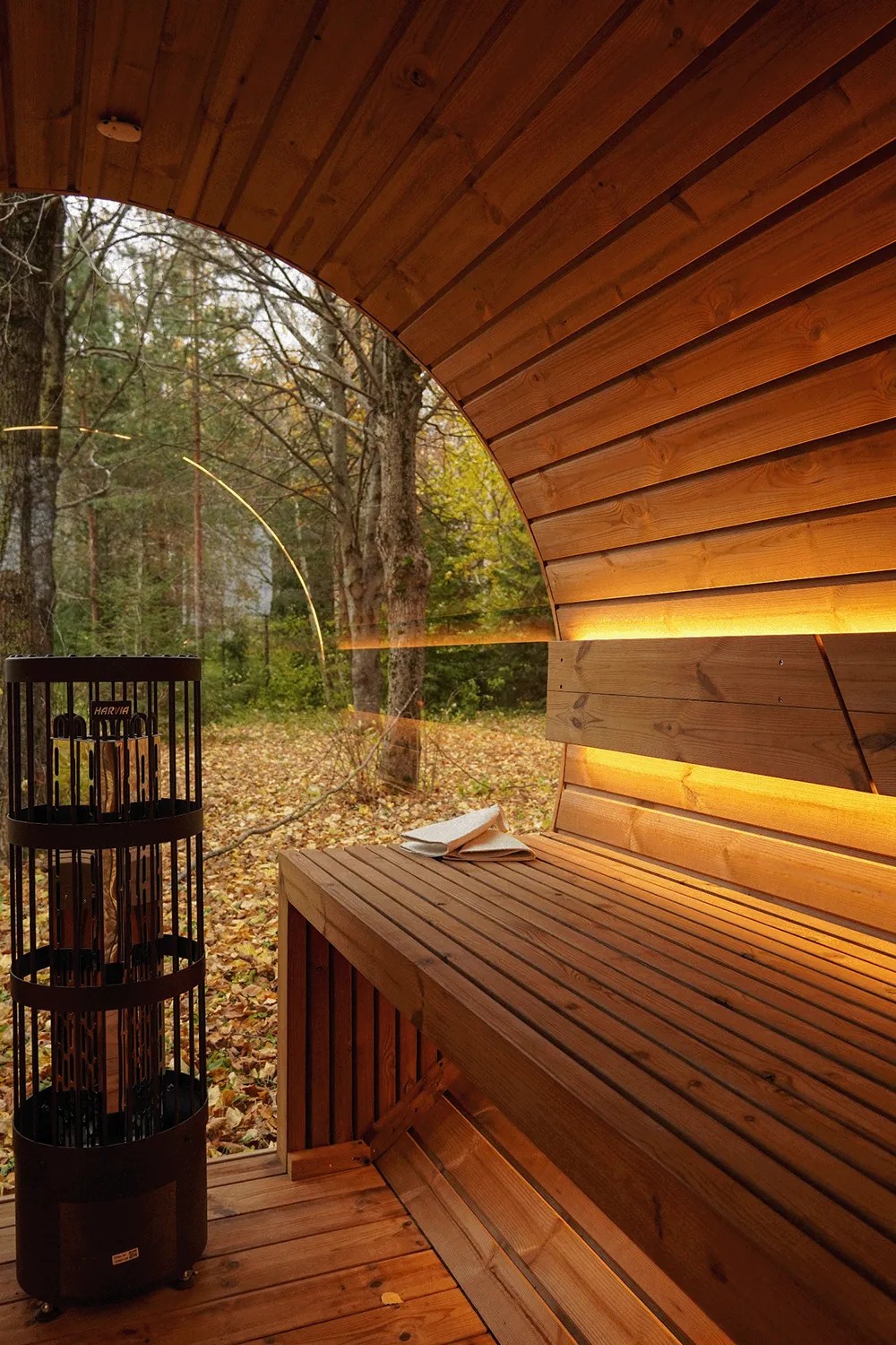 Wood Outdoor Barrel Sauna CSA-446 product image