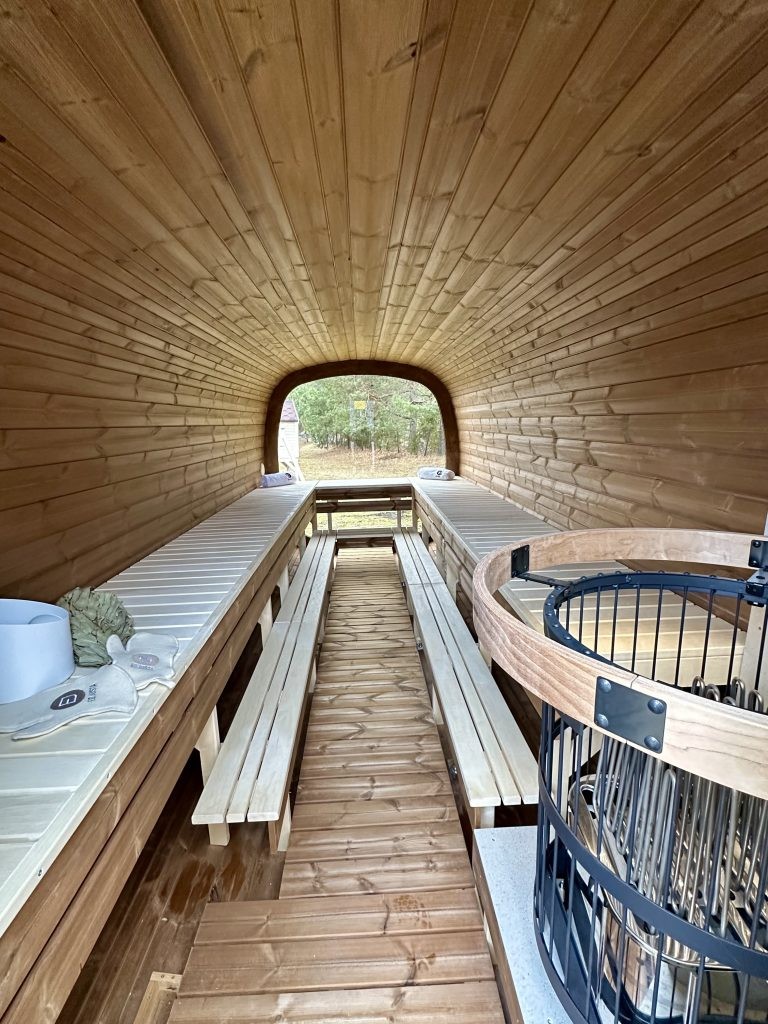 Trailer Mounted Outdoor Wood Sauna Cabin CSA-442 product image