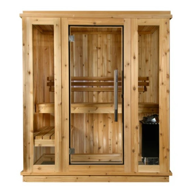 4 Person Wood Indoor Steam Sauna Cabin CSA-533 product image