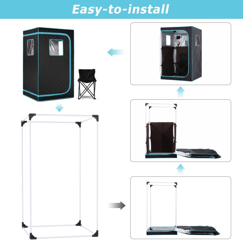 Foldable Steam Sauna Tent with Travel Carry Bag Buyer reference