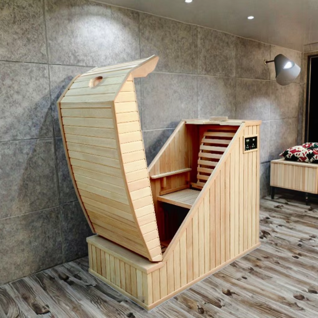 Home Use 1 Person Far Infrared Hothouse Sauna Dome Interior detail
