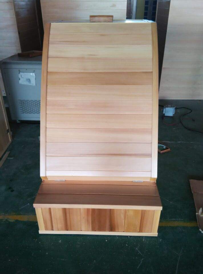 Home Use 1 Person Far Infrared Hothouse Sauna Dome Side profile