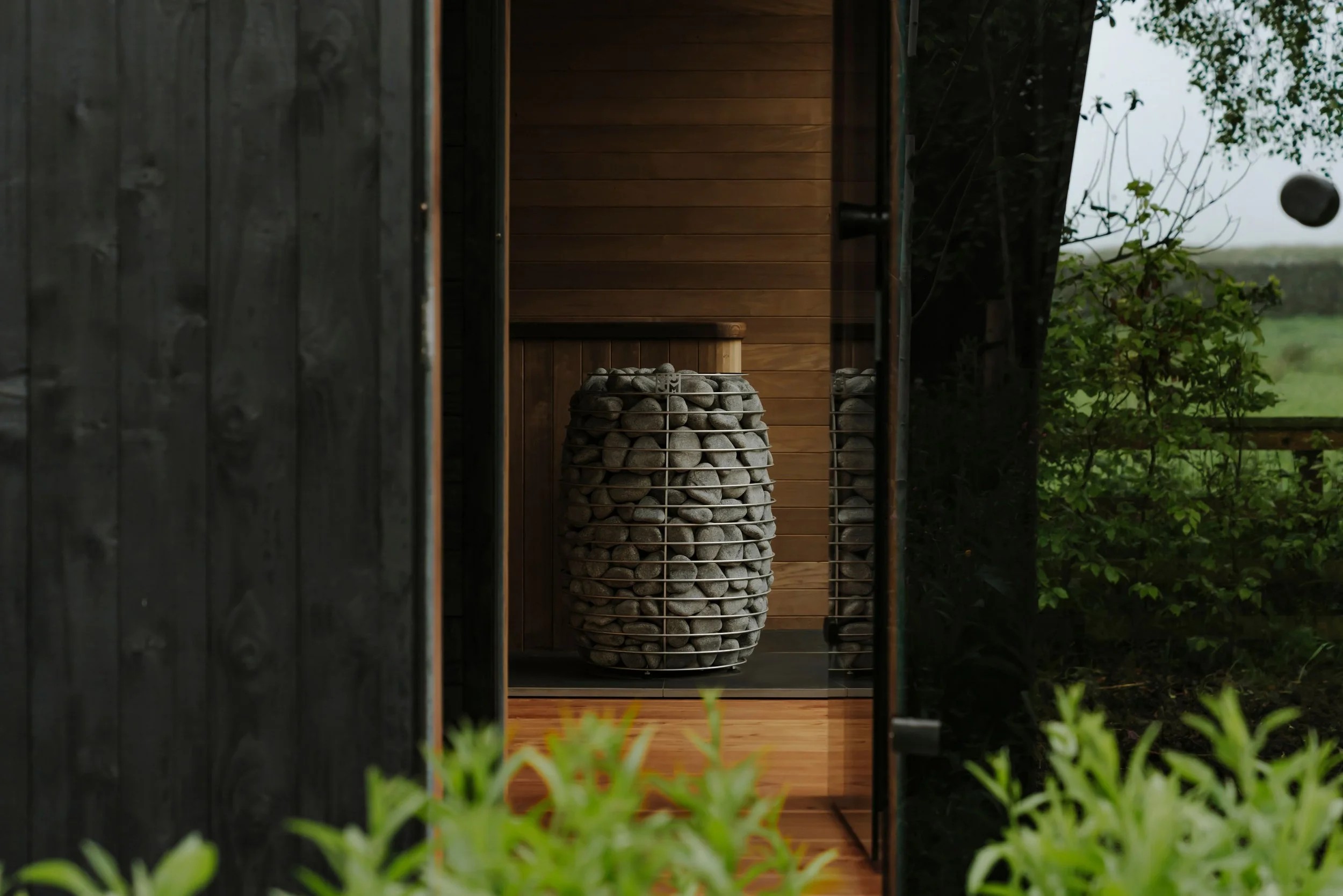 4 Person Insulated Outdoor Sauna Cabin with Double Wall CSA-398 product image