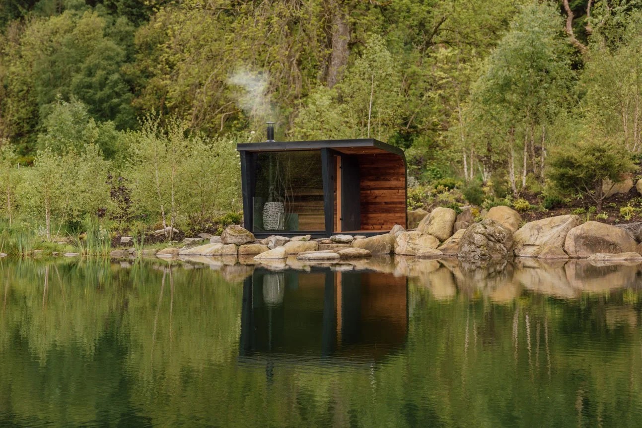 4 Person Insulated Outdoor Sauna Cabin with Double Wall CSA-398 product image