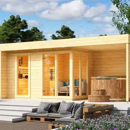 Wood Outdoor Far Infrared Sauna CSA-473 product image