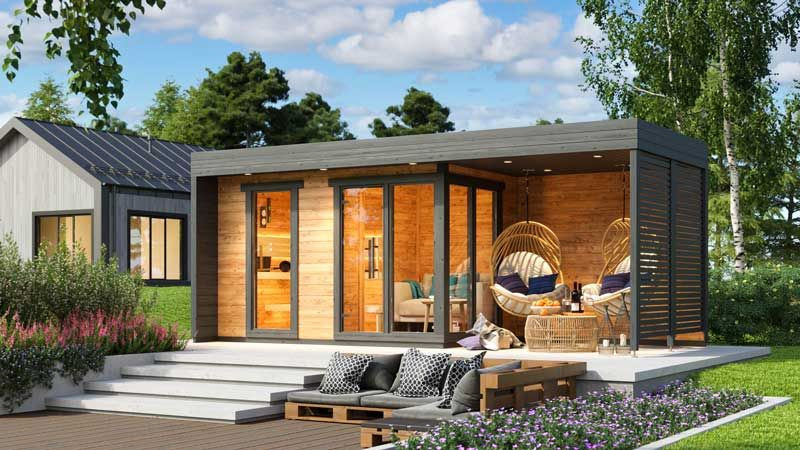 Wood Outdoor Far Infrared Sauna CSA-473 product image