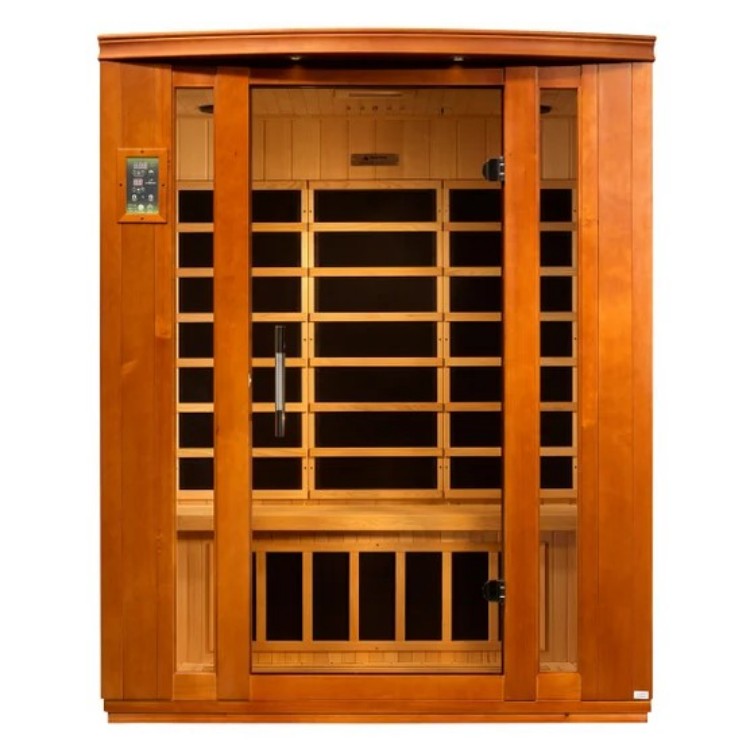 Upright Indoor Infrared Sauna with Five-Surface Panel Layout CSA-527 product view 1