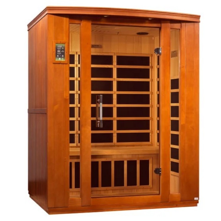 Upright Indoor Infrared Sauna with Five-Surface Panel Layout CSA-527 product view 2