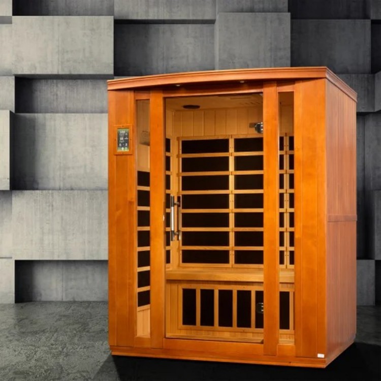 Upright Indoor Infrared Sauna with Five-Surface Panel Layout CSA-527 product view 3