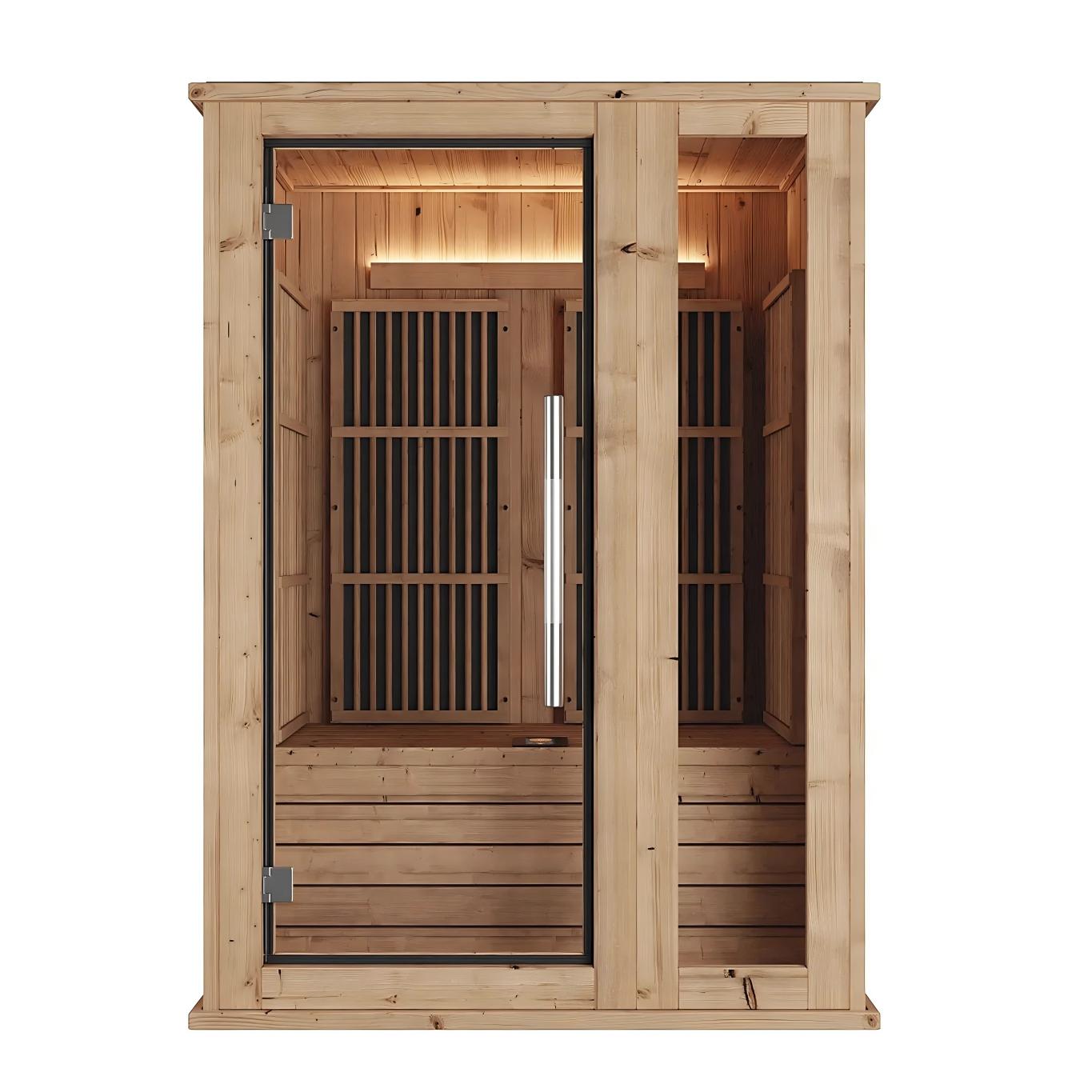 2 Person Wood Indoor Far Infrared Sauna CSA-538 product image