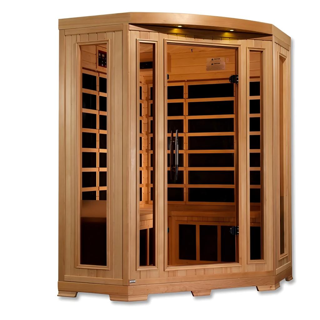 2 Person Hemlock Indoor Far Infrared Sauna Room CSA-543 product image