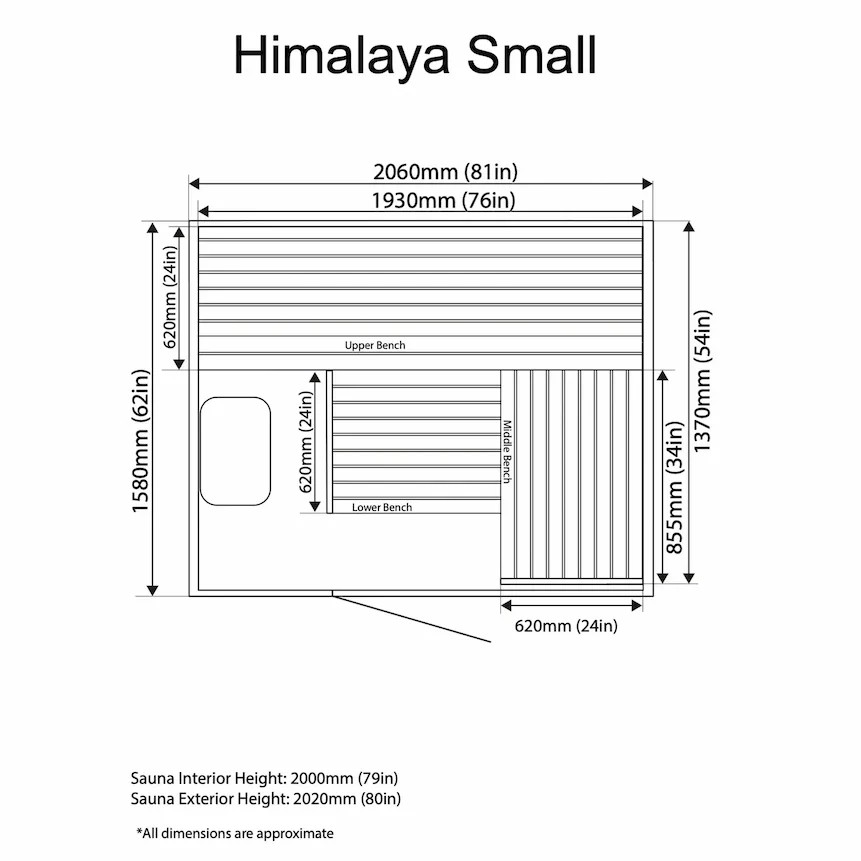 Sloped-Roof Indoor Sauna with Backlit Salt Wall and L-Bench CSA-517 product view 6