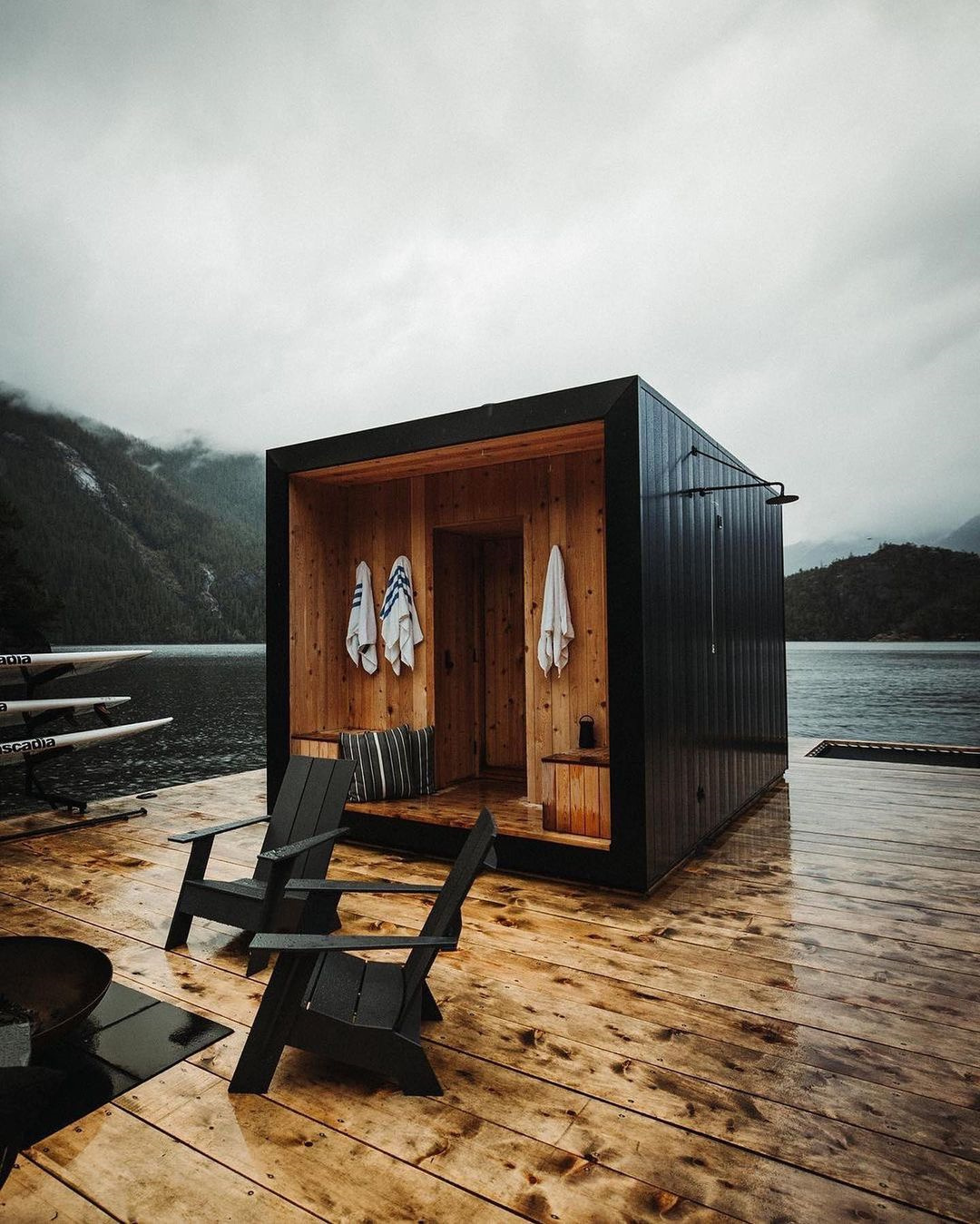 6 Person Red Cedar Outdoor Sauna CSA-497 Door and glass