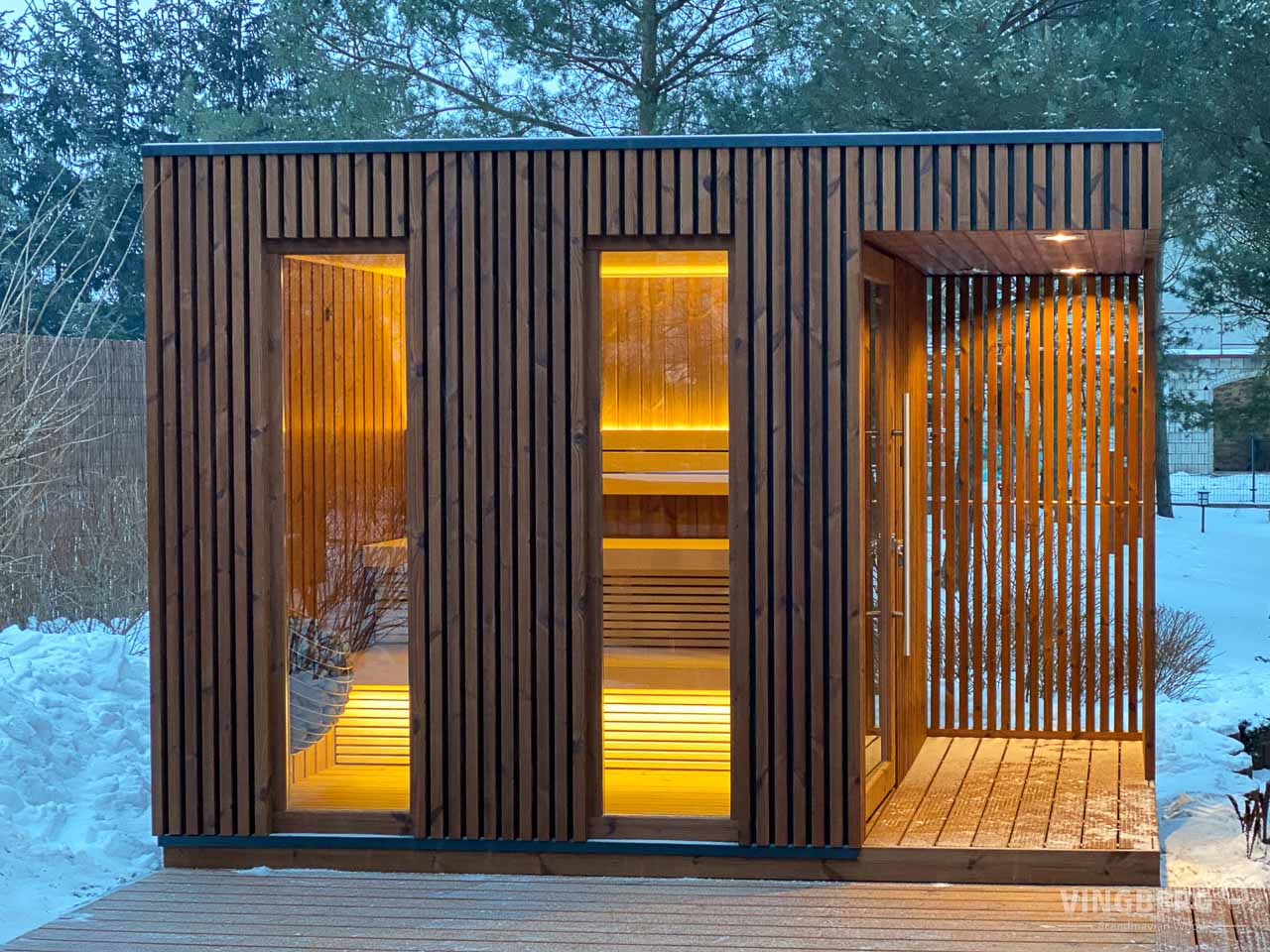 Luxury Black Wooden Sauna Room with Transparent Glass for Outdoor Wellness Use Buyer reference