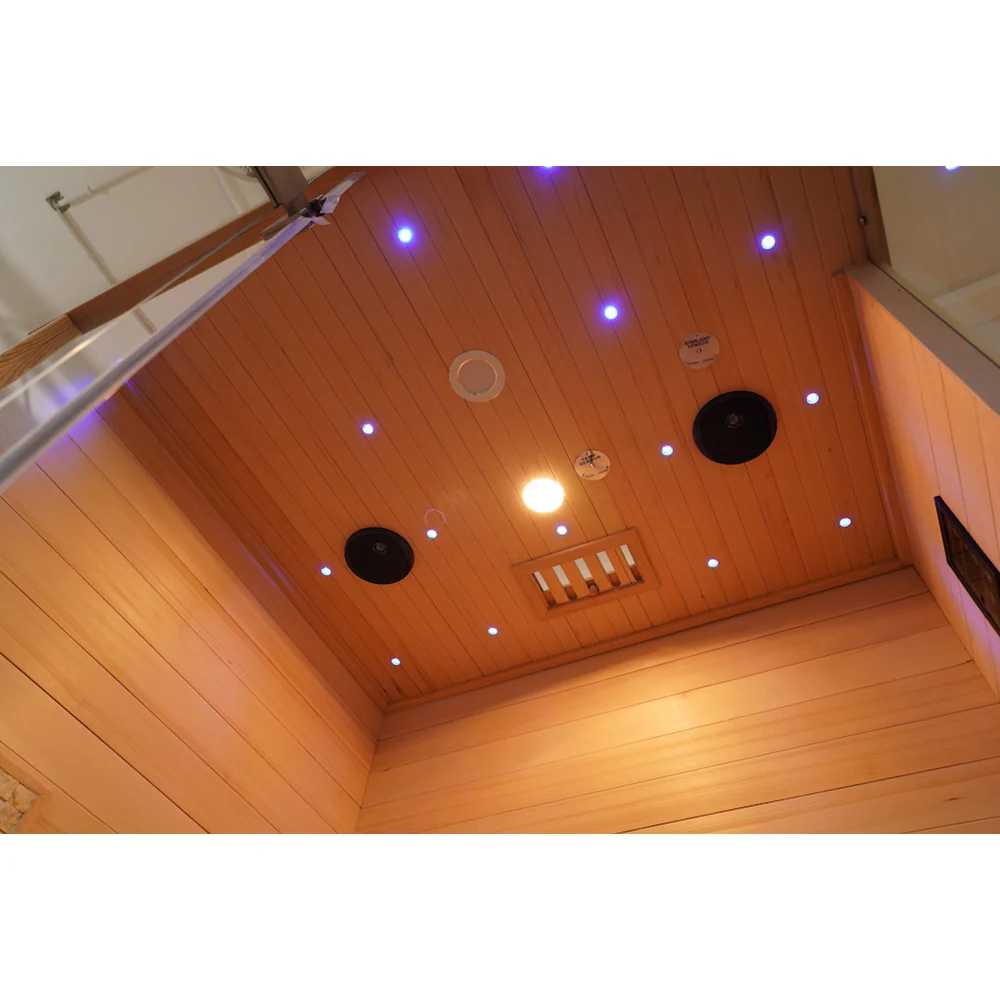 Cedar Indoor Sauna Room CSA-531 Door and glass