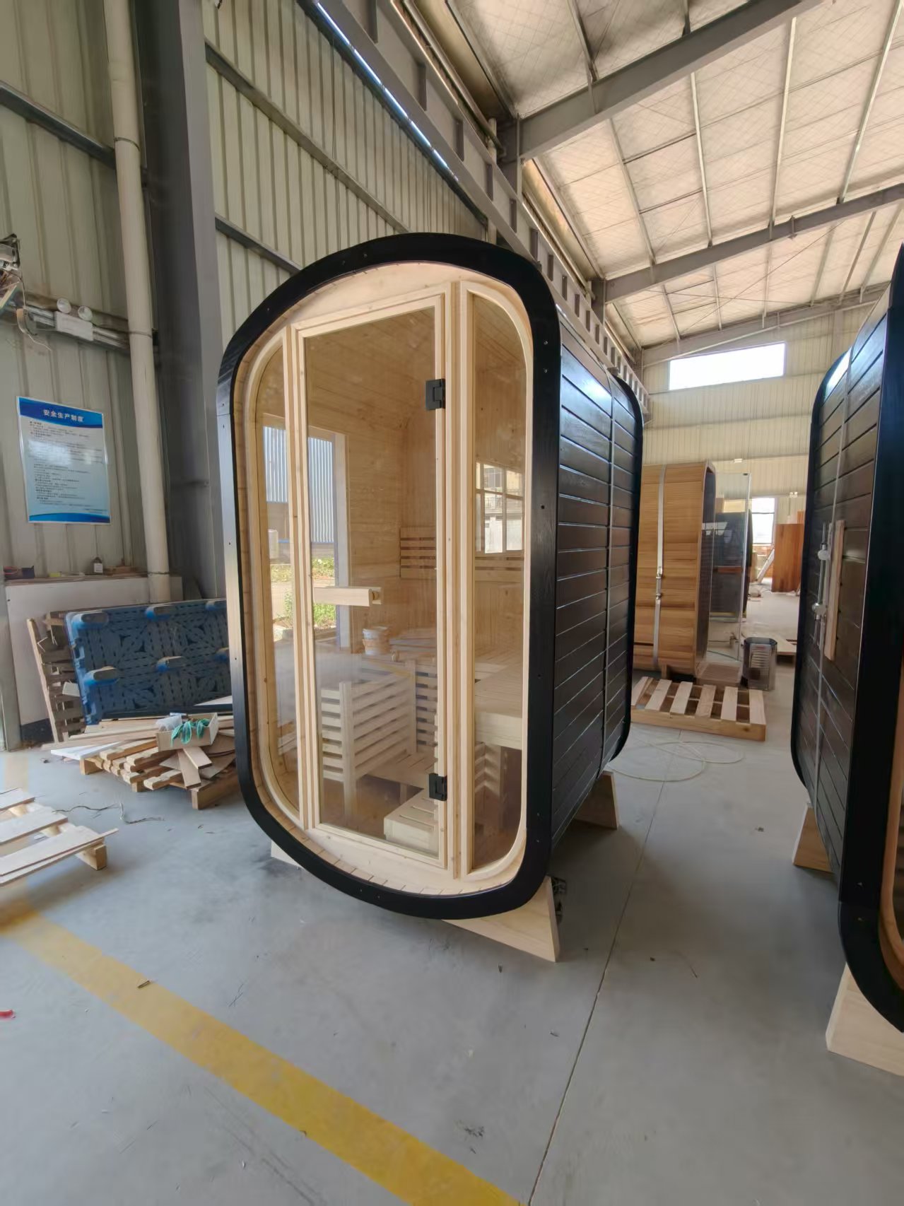 Wood Outdoor Barrel Sauna House CSA-567 product image