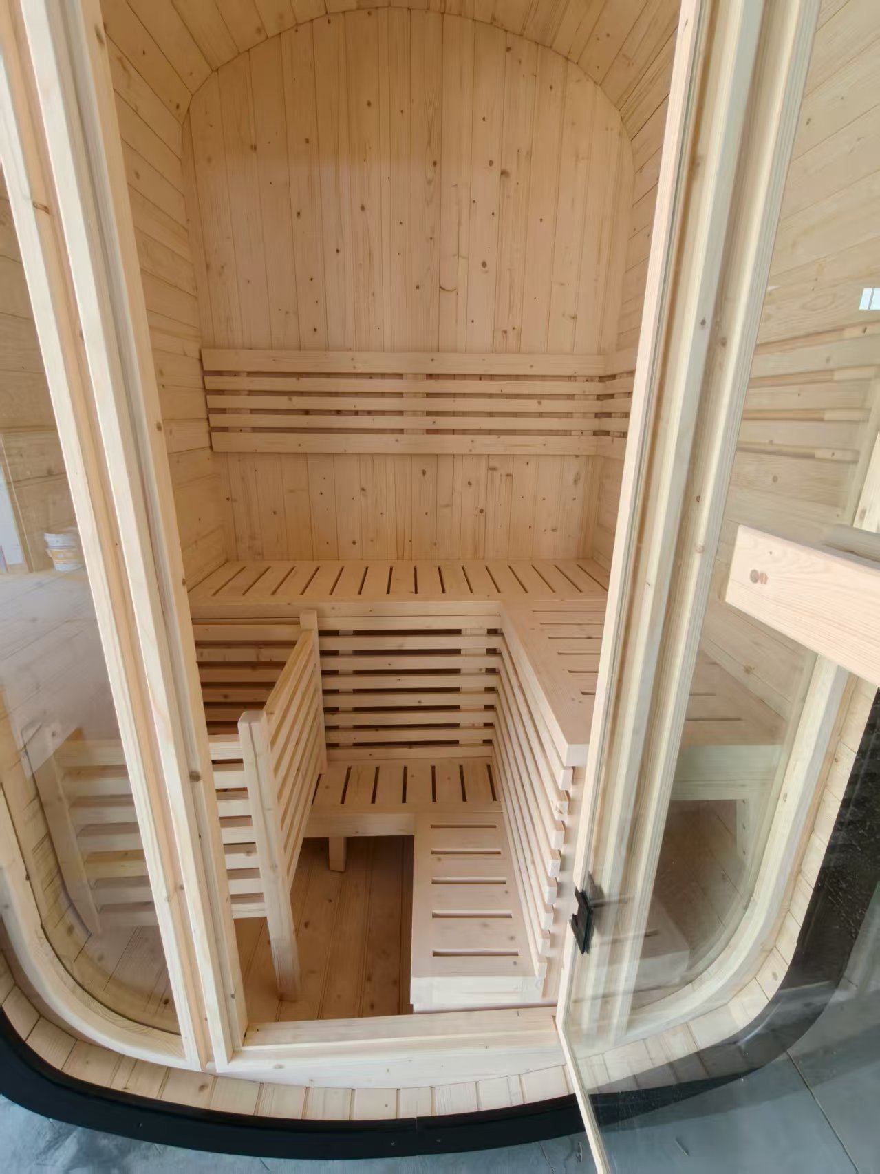 Wood Outdoor Barrel Sauna House CSA-567 product image