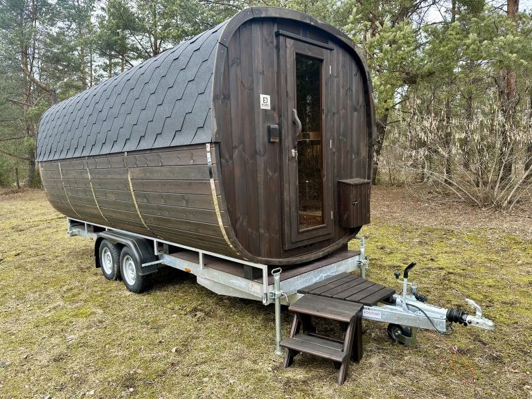 Cedar Outdoor Steam Sauna Cabin with Trailer Layout with Trailer Layout with Trailer Layout CSA-485 Interior detail