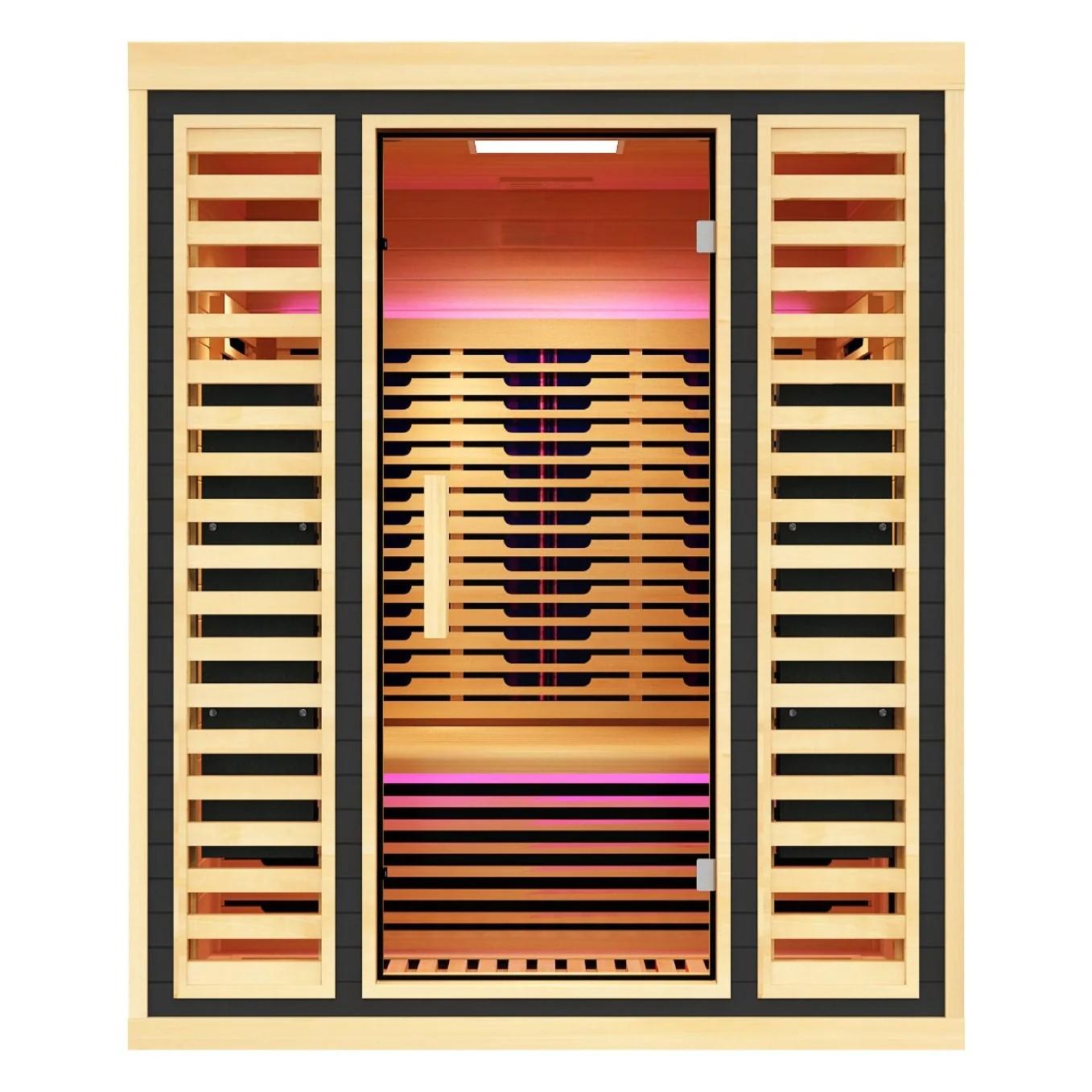 Modern 1-2 Person Far Infrared Sauna Room CSA-184 Interior detail