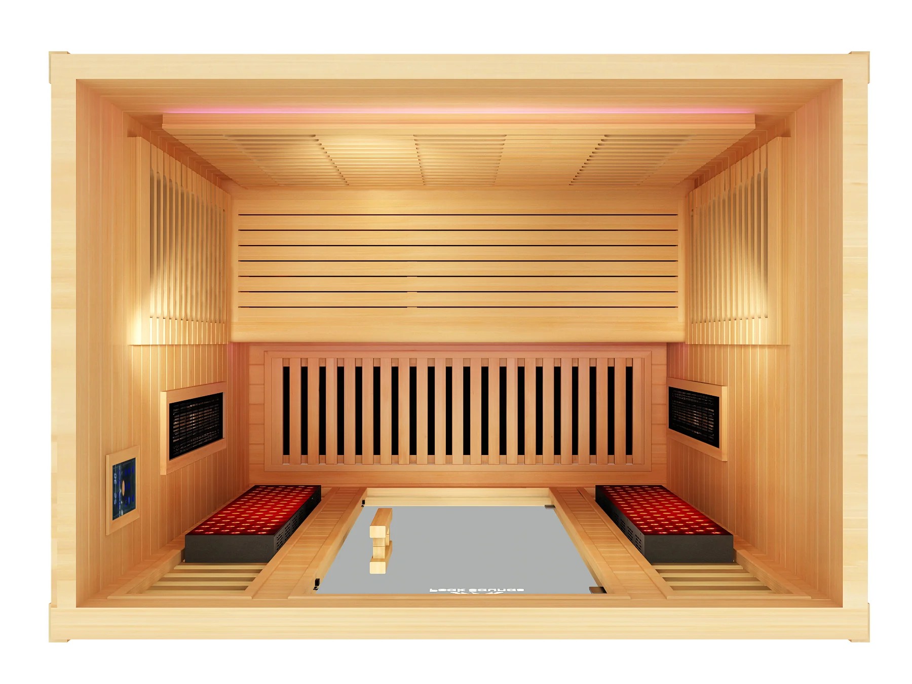 Modern 1-2 Person Far Infrared Sauna Room CSA-184 Side profile