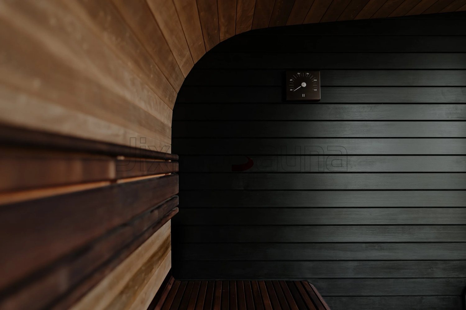 Modern Cedar Sauna Room for Commercial Use CSA-05 Side view