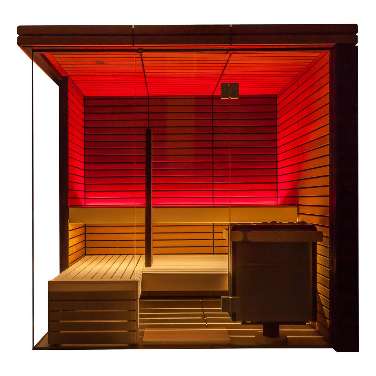 2-4 Person Cedar Indoor Cube Sauna Room CSA-462 Main view