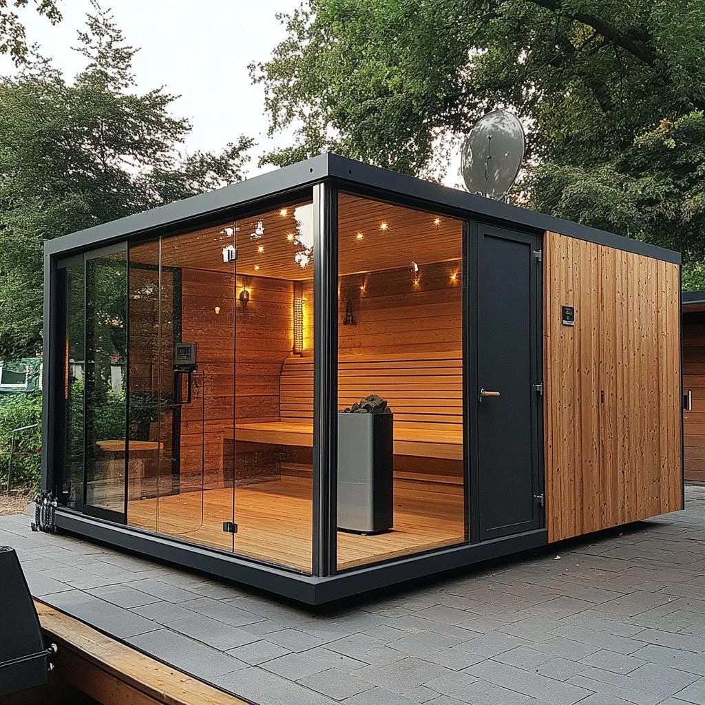 6 Person Hemlock Outdoor Sauna Cabin Buyer reference