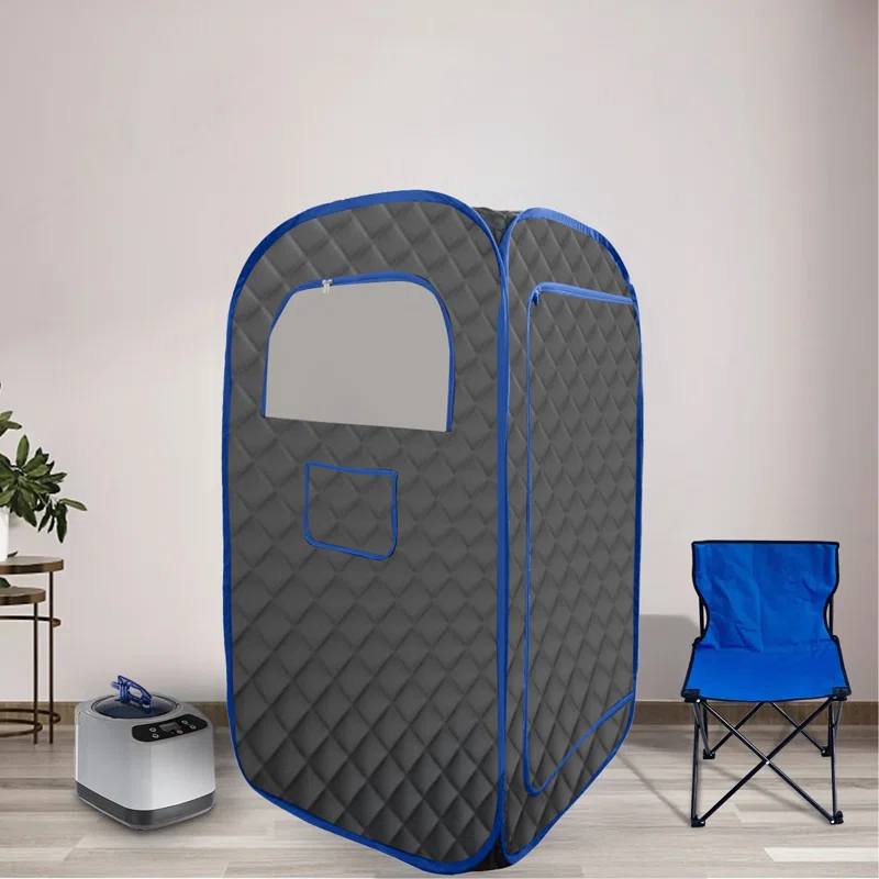 Portable Folding Steam Sauna Tent with 3L Generator Side profile