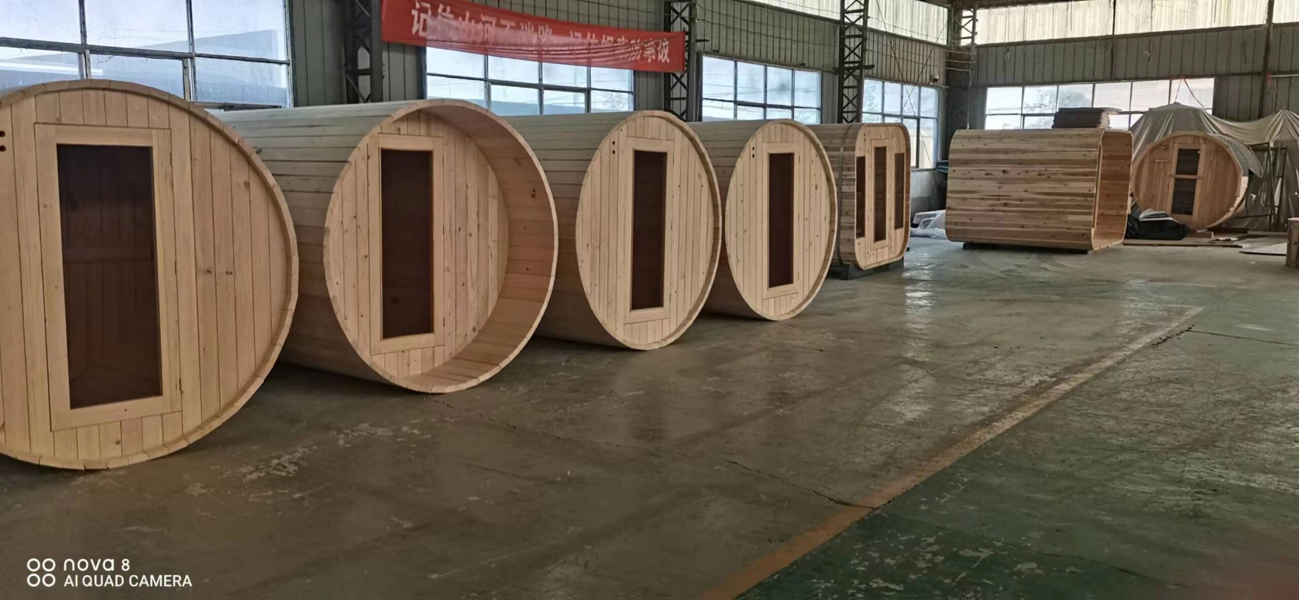 Red Cedar Outdoor Barrel Sauna Room CSA-94 Buyer reference