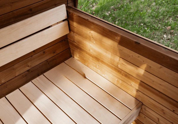 Weatherproof Garden Barrel Sauna with Sealed Dark Door Frame Buyer reference