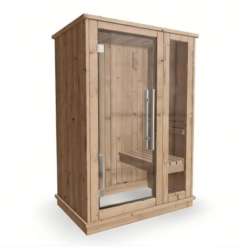 Compact Indoor Infrared Sauna Cabin with Glass Door CSA-234 product view 2