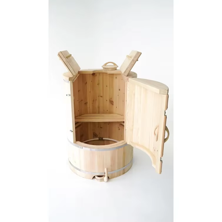 Hemlock Far Infrared Sauna Room CSA-113 Door and glass