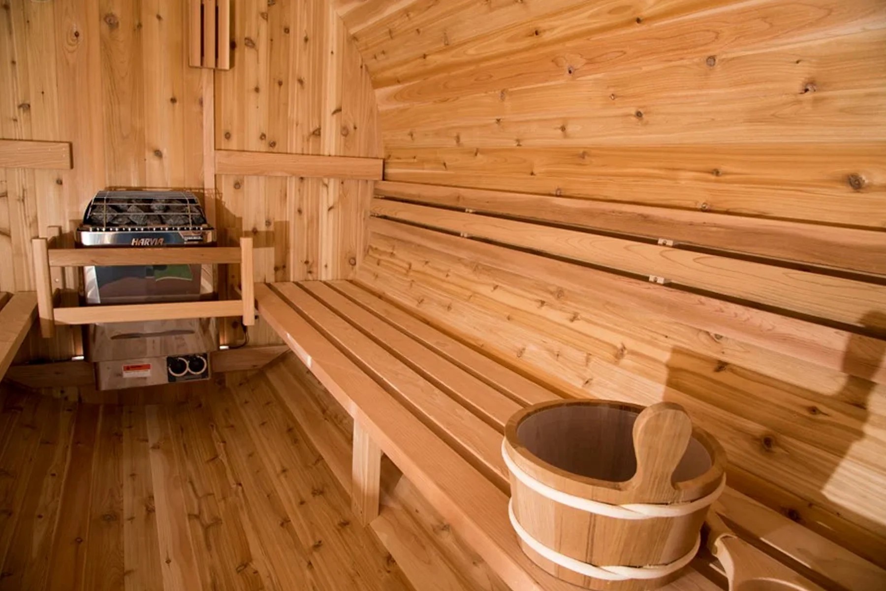 Outdoor Wood-Fired Barrel Sauna Cabin with Full Glass Door Buyer reference