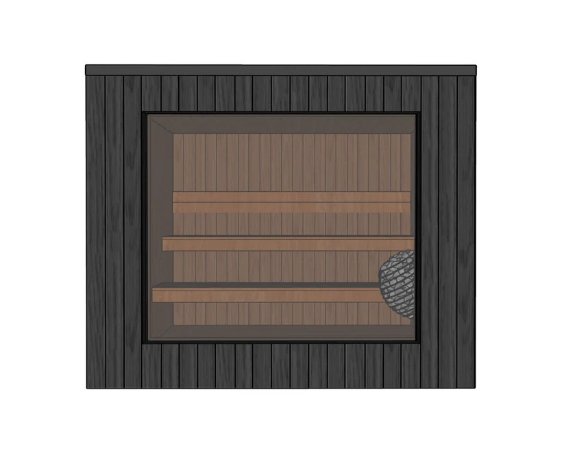 Outdoor Solid Wood Traditional Sauna Cabin with Stone Stove Heater for Home Backyard Use Buyer reference