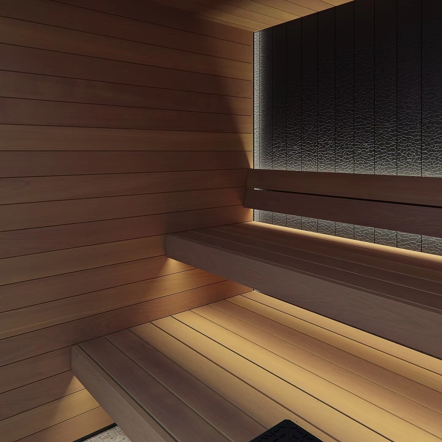 Red Cedar Outdoor Far Infrared Sauna Room CSA-559 Side profile