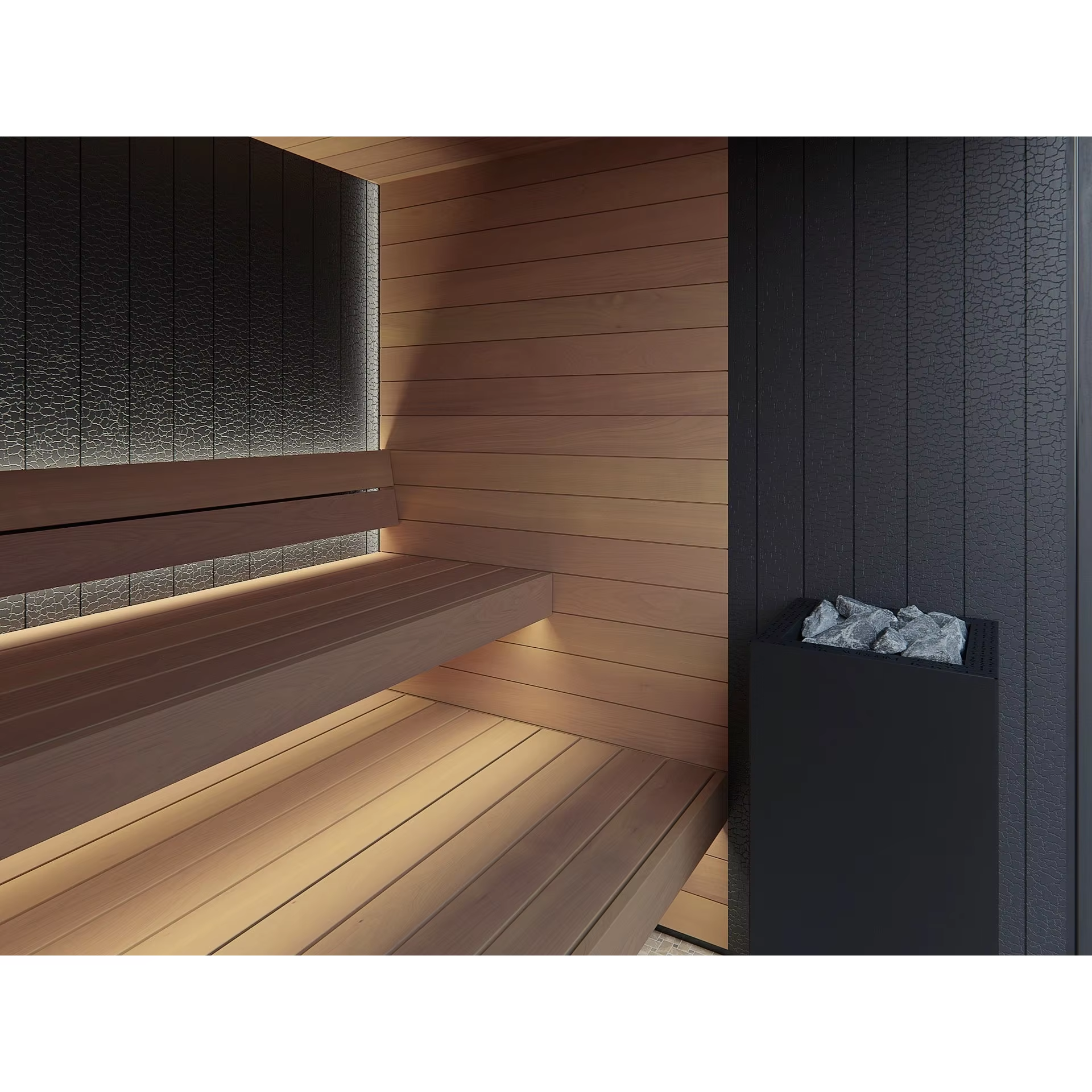 Red Cedar Outdoor Salt Wall Far Infrared Sauna Room product image
