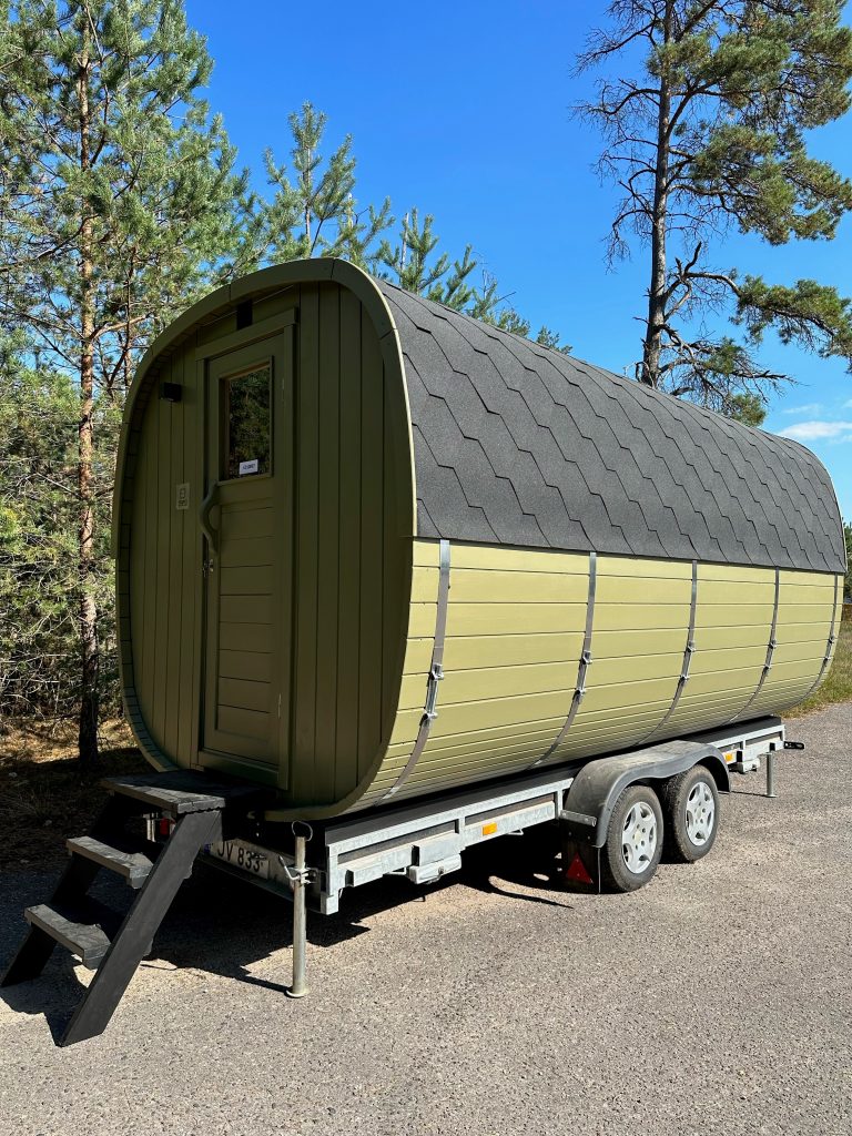 Outdoor Wooden Sauna Cabin for Hotels and Backyard Wellness Projects, OEM Sauna Factory Exterior angle