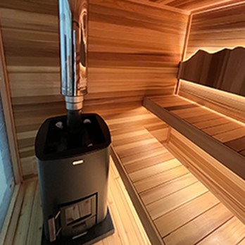 Outdoor Wooden Sauna Cabin for Hotels and Backyard Wellness Projects, OEM Sauna Factory Buyer reference