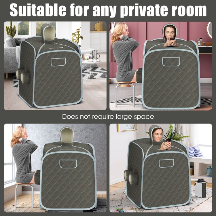 Foldable Portable Steam Sauna Kit for Travel Buyer reference