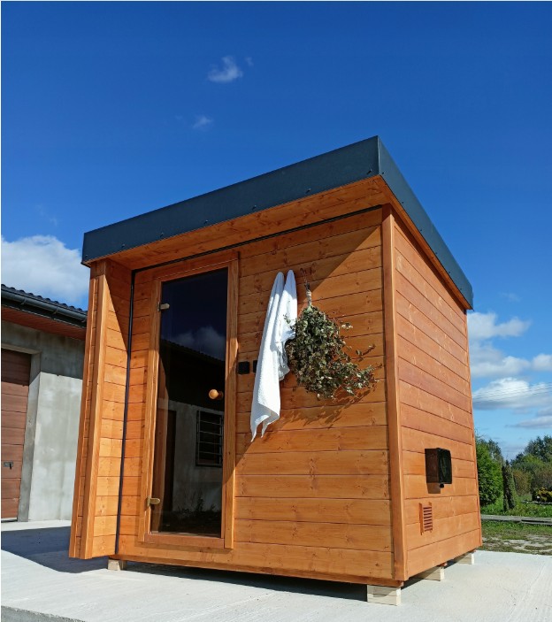 Red Cedar Backyard Sauna Cabin CSA-519 Main view