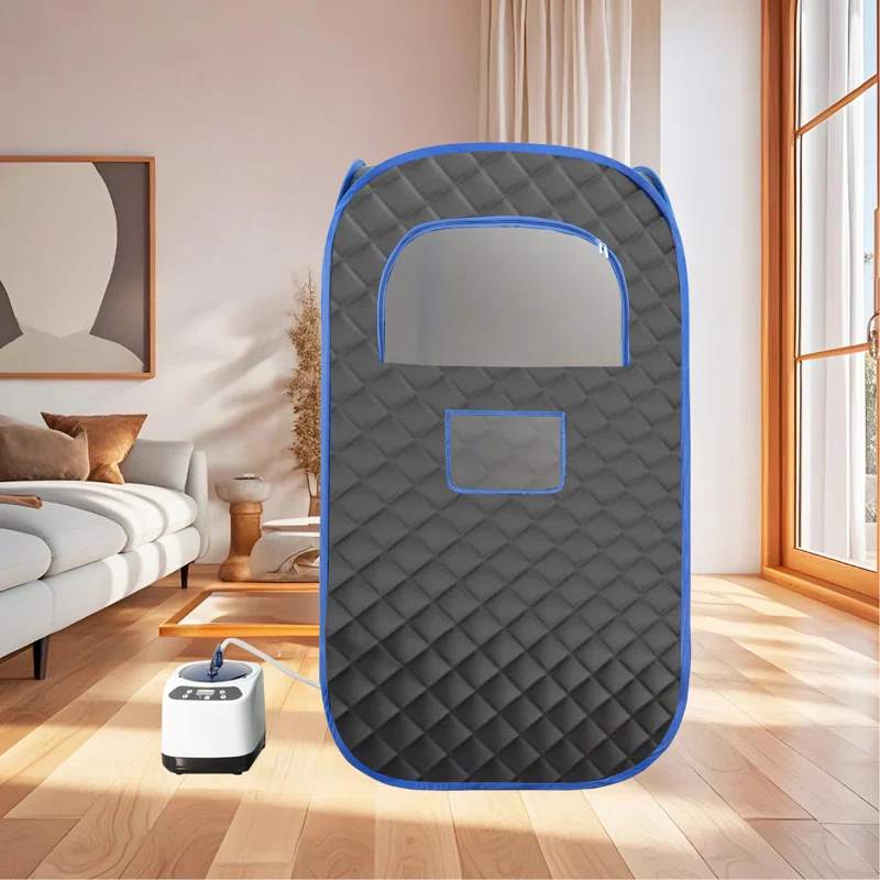Portable Indoor Steam Sauna Room for Small Space Projects Side profile