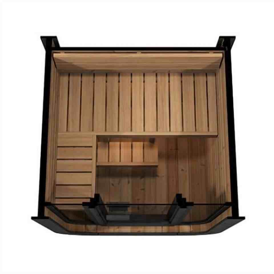 Portable Prefab Outdoor Sauna Room for Resort House Projects Interior detail